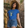thumbnail image 2 of Buon Ferragosto Cool Drink T-Shirt Women -Image by Shutterstock, Female 5X-Large, 2 of 4
