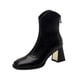 thumbnail image 2 of Teissuly Women's Boots Fall And Winter Boots Skin Lined AntiSlip Ankle Boots Outdoor Slip-On Waterp Roof Booties Comfort Shoes Teissuly WER202312145578, 2 of 8
