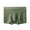 Green, variant on Men’s Ice Silk Boxer Briefs – Seamless Antibacterial Crotch, Breathable Naked Feel Trunks Brown L