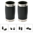 thumbnail image 2 of Raindrops 2Pcs B Flat Clarinet Barrels 58MM Metal Tube Clarinet Parts, 2 of 7