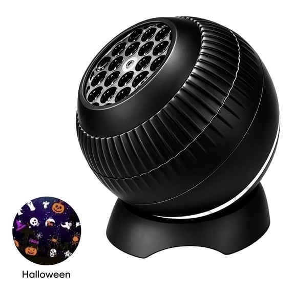 Dynamic Rotating Halloween Projector Light, 1-Pack, Spooky Wall Projection Lamp for Holiday Decor, bldnkj