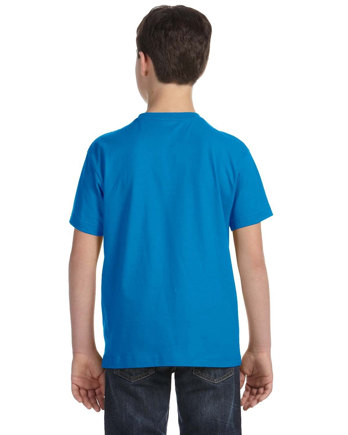 Aquaguard Boys 3-Pack T-Shirt Crew Neck Short Sleeve 100% Cotton Tee, Size: 4-14 - XS - Cobalt