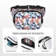 thumbnail image 5 of Fotbe Red Lobster Cangurera Cuadrada con Estampado de Doble Capa, Bolsa de Cintura Ajustable Mini para Hombres y Mujeres, 5 of 9