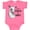 Hot Pink, variant on Inktastic Easily Distracted by Goats Cute Goat Boys or Girls Baby Bodysuit