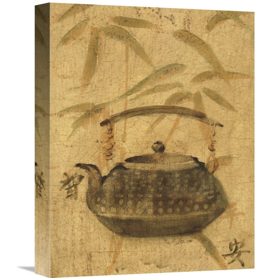 Global Gallery Cheri Blum 'Asian Teapot III' Canvas Wall Art