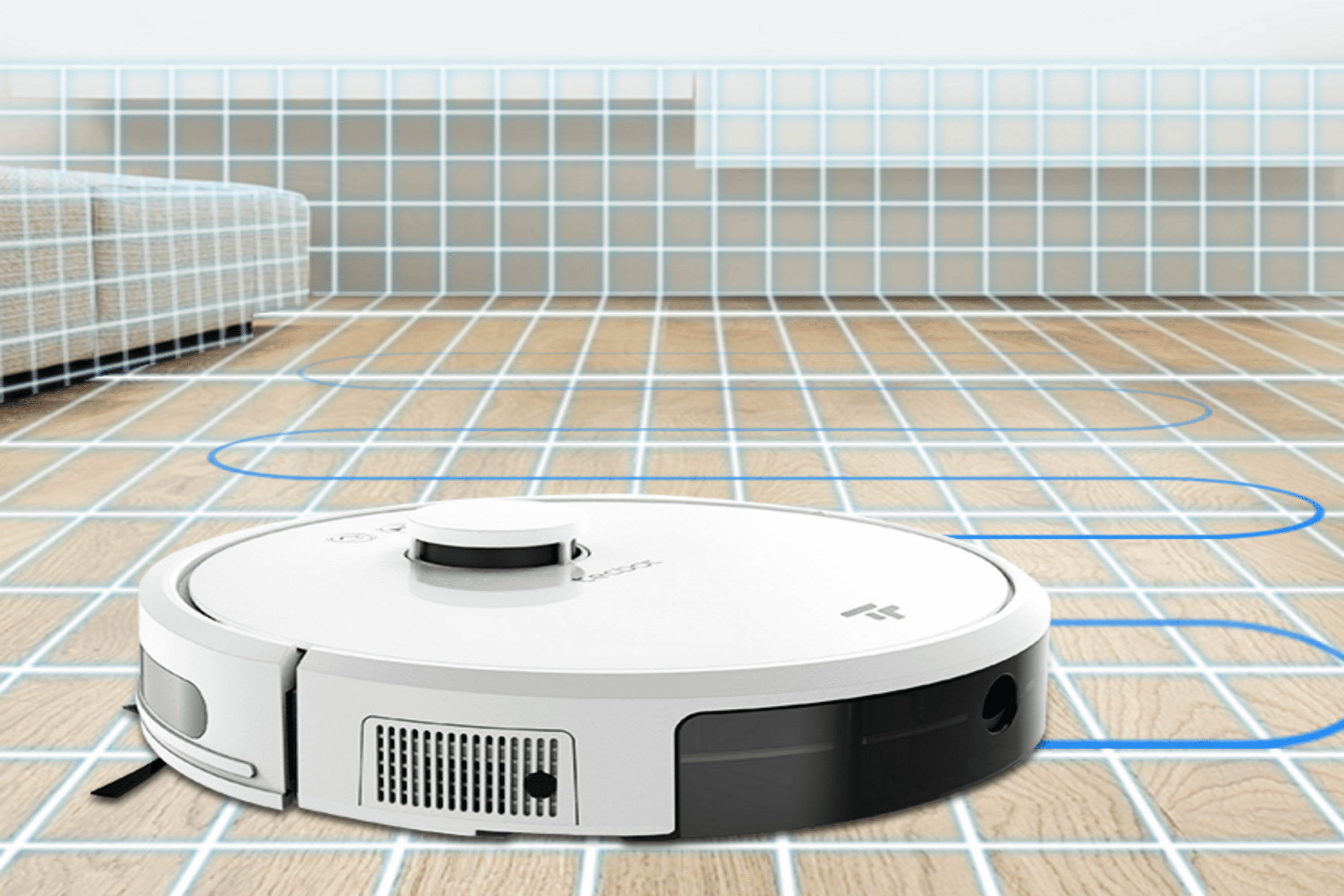 Tecbot S3 Pro Laser Navigating Robot Vacuum Cleaner w/360° LDS