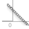 thumbnail image 5 of Leslie's 14K White Gold .8 mm Box Chain (Weight: 2.05 Grams, Length: 16 Inches), 5 of 5