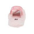 thumbnail image 6 of Kensie Cute Cross Strap Faux Fur Home Slippers, Blush (Women's), 6 of 9