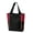 Black/ Red, variant on Port Authority Panel Tote. B5160