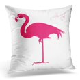 thumbnail image 1 of BOSDECO Housse de Coussin Flamant Rose Tropical Rouge 16x16 Pouces, 1 of 1