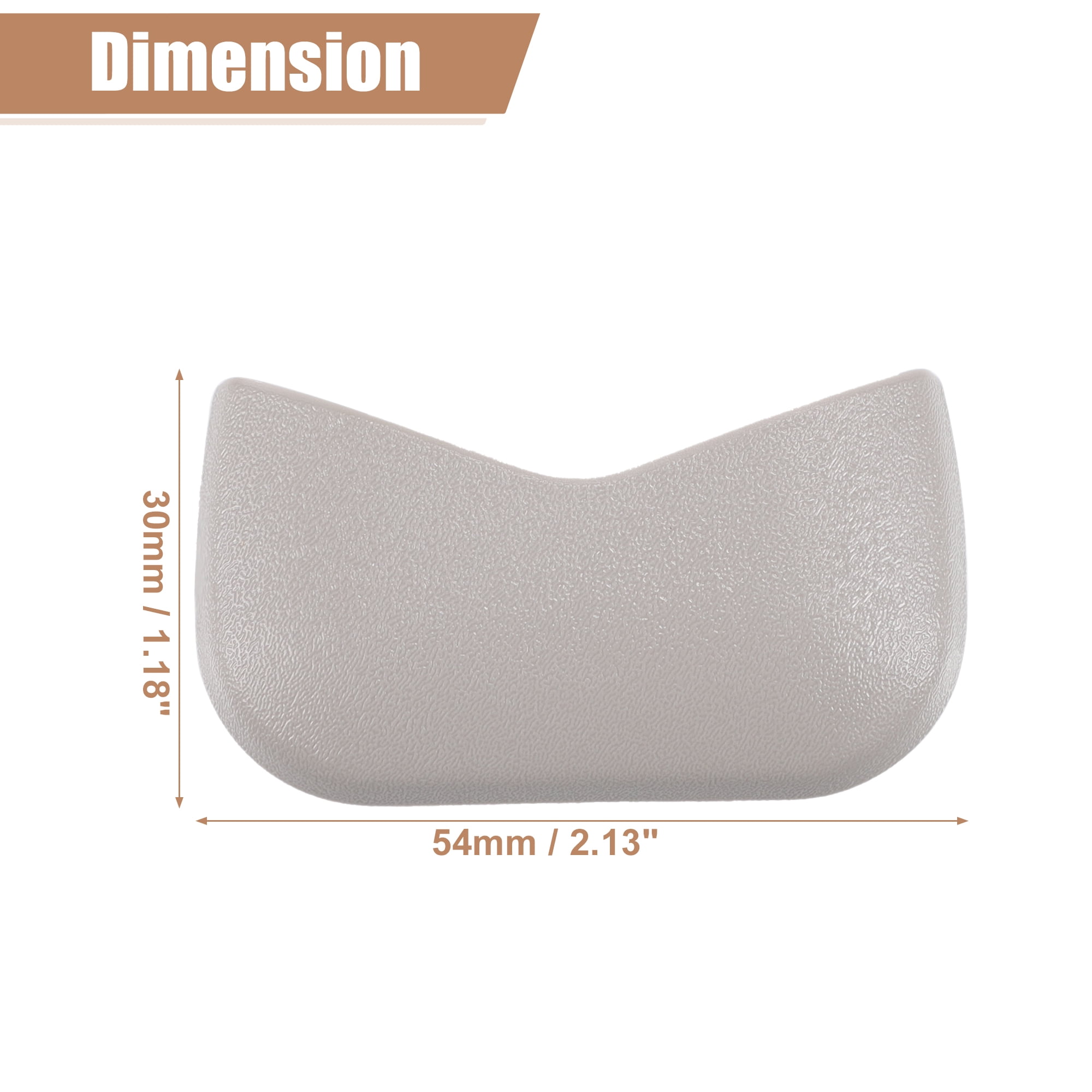 Unique Bargains 2Pcs Plastic Sun Visor Bolt Cover for Nissan Maxima Gray