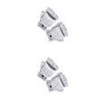 thumbnail image 2 of Qarigey 1 par de mitones para adultos Cómodos guantes sin dedos a prueba de frío Cubiertas de mano Accesorio de ropa para usar en invierno Gris claro gris claro 2piezas Qarigey CBP205460, 2 of 6