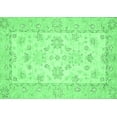thumbnail image 1 of Ahgly Company Indoor Rectangle Oriental Emerald Green Traditional Area Rugs, 8' x 12', 1 of 4