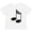 AA-White, variant on Inktastic Music Notes for the Music Lover Boys or Girls Toddler T-Shirt