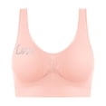 thumbnail image 6 of ylioge S-4X Plus Size Sports Bras for Women No Underwire Push Up Bralettes Womens Stretchy Pullover Breathable Padded Workout Tshirt Underwear Bra, 6 of 8