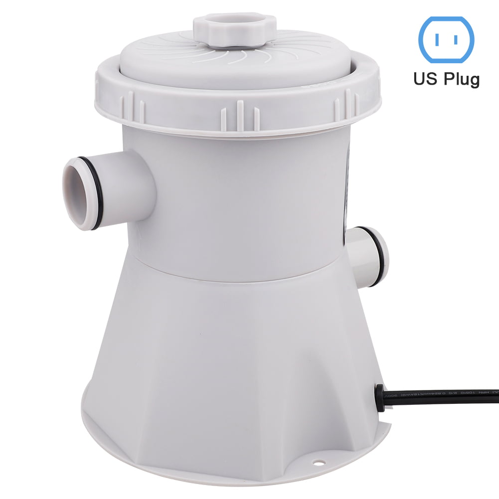 Electric Filter Pump Water Cleaning Tool Swimming Pool Above Ground US EU PLUG 