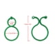 thumbnail image 3 of 100 Clips para Plantas de Jardín con Hebillas | Clips de Plástico Verde para Sujetar Plantas, Enredaderas, Flores y Árboles | Bridas Ajustables para El Hogar, El Jardín y La Oficina, 3 of 6