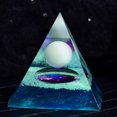 thumbnail image 3 of Orgonite Pyramid Amethyst Expel Evil Force Gather Fortune Jewelry Gift Gem Stone Hugtrwg Para estrenar, 3 of 7