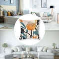thumbnail image 5 of Flower Decorative Throw Pillow Covers Jacquard Pillowcase Soft Square Cushion Cozy Pillowcase for Couch Bedroom, 5 of 7