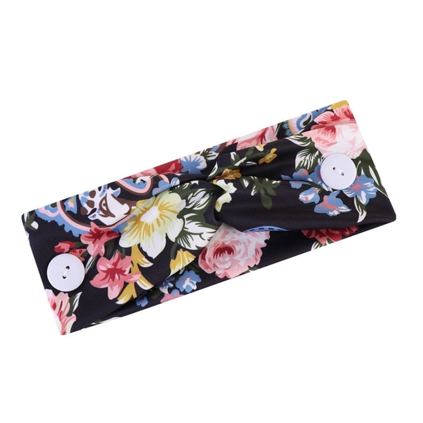 Xihbxyly Diadema de Yoga, Diseño Elástico Que Absorbe El Sudor, Material Transpirable, Detalle de Botón, Accesorio Unisex para El Cabello, Ideal para Correr, Yoga y Gimnasio Al Aire Libre, Tamaño 23