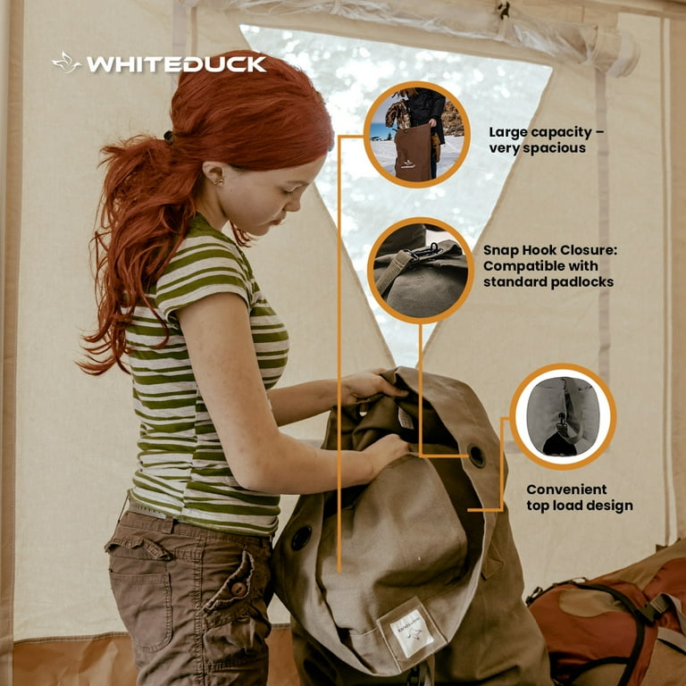 Large canvas camping bags hotsell