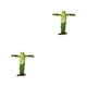 thumbnail image 2 of Decoración Ounissouiy escultura única verde figurita de Rana estilo nórdico hecha a mano, 2 of 6
