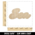 thumbnail image 2 of Sea Fun Text Wood Shape Unfinished Piece Cutout Craft DIY Projects - 4.70 Inch Size - 1/8 Inch Thick, 2 of 7