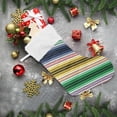 thumbnail image 6 of Coolnut Christmas Stocking Personalized Mexican Serape Stripes Large Candy Stocking Hanging Gift Xmas Stockings Decoration 1 PC for Family Holiday Party Ornaments Decor Fireplace, 6 of 7