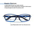 thumbnail image 2 of Gafas Deportivas de Plástico y Titanio, Montura Flexible Ligera Reemplazable, Funcionalidad Deportiva de Estilo Diario, 2 of 7