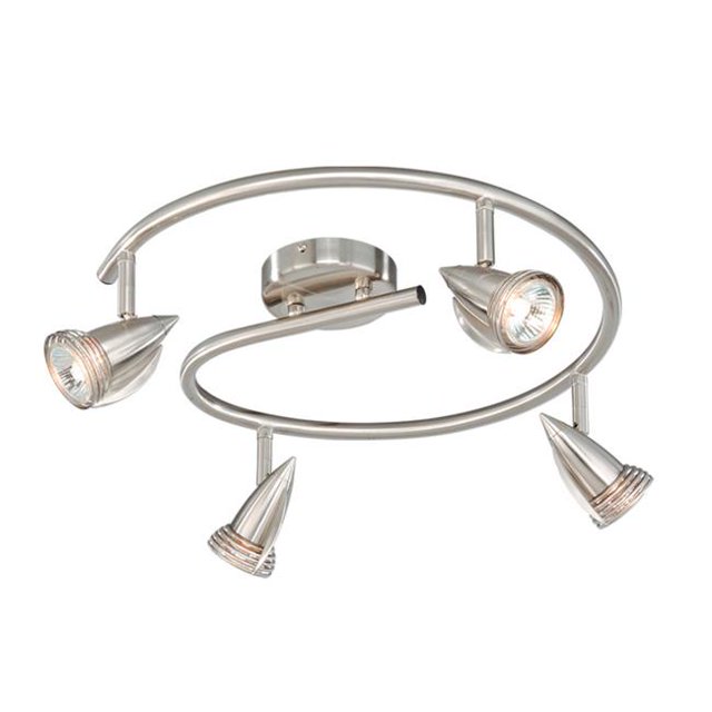 Vaxcel International SP34118SN 4L Line Voltage Spot Light - Satin Nickel