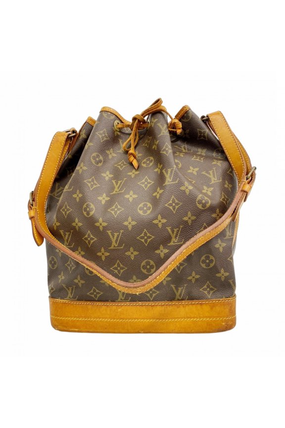 Pre-Owned Louis Vuitton Monogram Noe Shoulder Bag M42224 Brown Women's