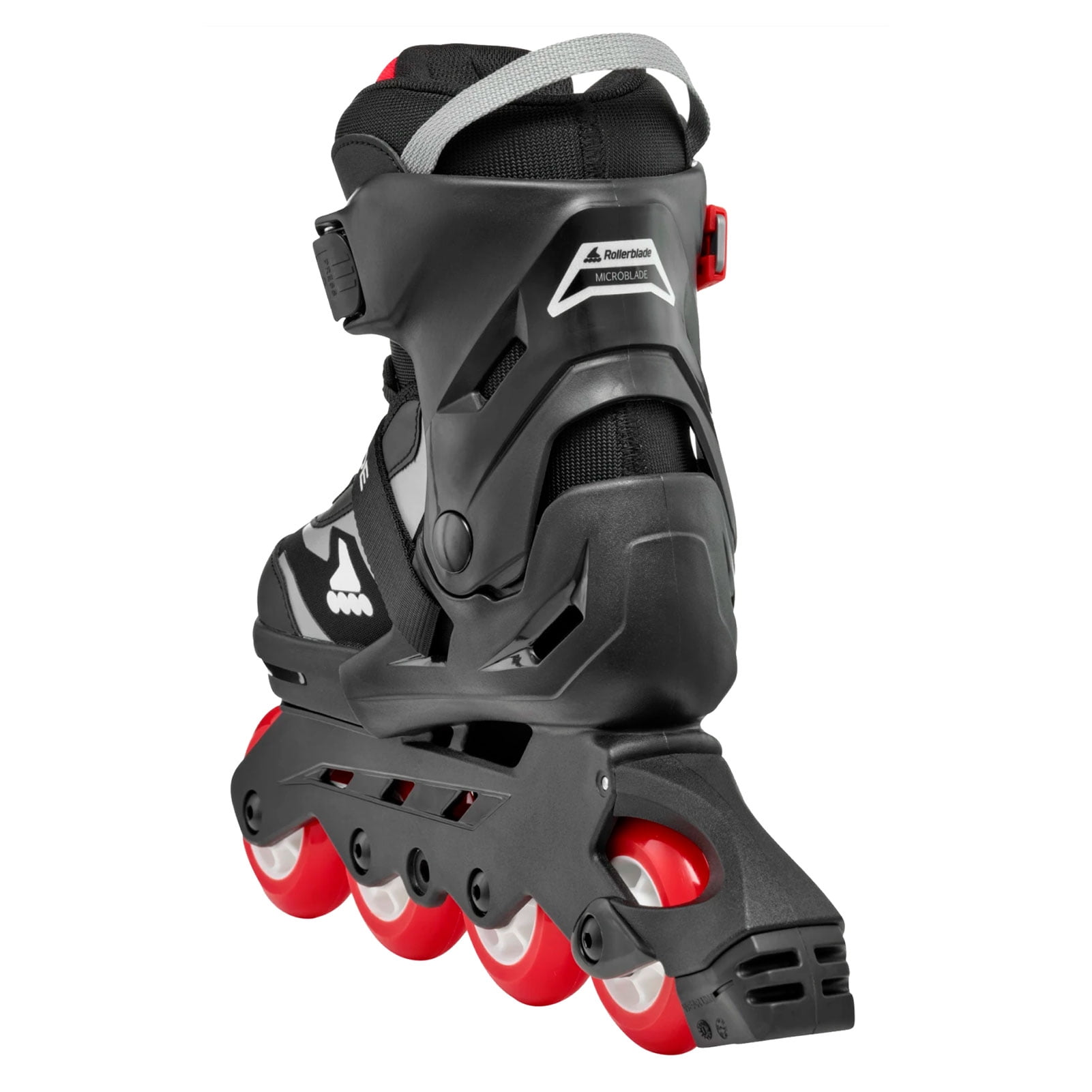 ROLLERBLADE Kids' Microblade Black/Red Skates, Size: 2-5 (86B0751530ND01-2-5)