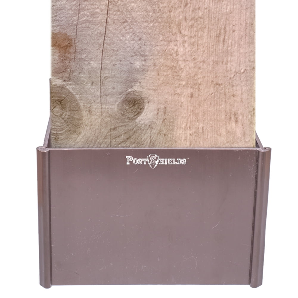 Post Sleeve Post Protector by Post Shields Protects Mailbox, Deck