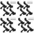 thumbnail image 1 of 4X Curtain Rod Bracket, Adjustable Heavy Duty Curtain Rod Holders, Black Curtain Rods Hooks Hangers for Wall Drapery Rod, 1 of 5