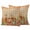 Orange, variant on Brown White Plaid Outdoor Pillow Covers 20"x12" Set of 2, Waterproof Throw Pillow Covers for Patio Furniture, Watercolor Farmhouse Checkered Decorative Cushion Pillowcases for Garden Porch Couch Sofa