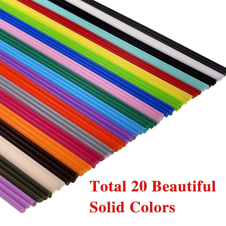 SCRIB3D 3D Printing Pen PLA Plastic Filament Refill Pack (10 assorted  colors, 10 feet each) 