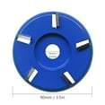 thumbnail image 4 of Disco De Talla De Madera De La Muela Angular De 5/8 Pulgadas 6 Dientes Para Pulir, Lijar, T Tomshoo  Muela, 4 of 6