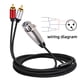 thumbnail image 2 of Adaptador Cable Audio Cable Divisor XLR A 2 RCA Y (1 M XLR A 2Rca), 2 of 9