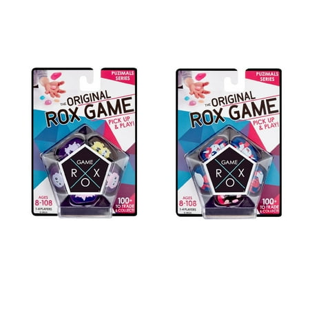 GameRox Stone Flipping Game Starter 2-Player Pack - Unicorn & Llama