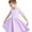 Lavender, variant on Short Sleeve Sundress A-Line Knee Length Flared Swing Cross Back Skater Skirt Midi Dress for girls,White,4T