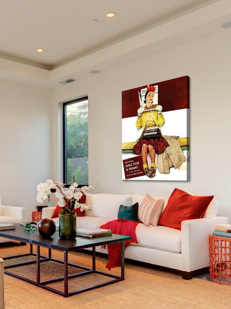 Marmont Hill 'Cover Girl' by Norman Rockwell Painting Print on Wrapped Canvas