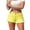 Yellow, variant on TrendOFT Jean Shorts For Women High Waist Summer Shorts Casual Retro Solid Color Trendy Womens Denim Shorts White XL