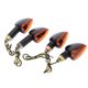 thumbnail image 4 of NEW-Universal 12V Motorcycle Turn Signal Indicator Light Front Back Flashing Halogen Light Blinker Flash Bike Lamp For Honda Suz, 4 of 5
