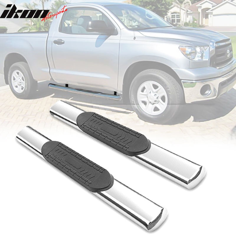 FOR 2007-2020 TOYOTA TUNDRA STANDARD CAB 5" COATED STEP NERF BAR RUNNING BOARDS