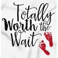 thumbnail image 2 of Totally Worth The Wait Adorable Toddler Boy Girl T Shirt Infant Toddler Brisco Brands 12M, 2 of 6