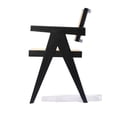 thumbnail image 2 of William Cane Arm Dining Chair in Black with sturdy solid wood frame, 2 of 3