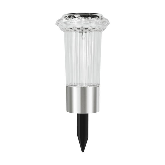 Mainstays Stainless Steel Solar Powered Mini Diamond Bollard Path Light