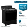 thumbnail image 5 of Estufa Mabe Piso 30 Pulgadas 6 Quemadores Negra con Copete EM7641BAIN2, 5 of 5