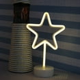 thumbnail image 2 of Lámpara de mesa LED con base redonda y diseño de corazón, ideal para decorar fiestas o espacios en casa. Luce cálida y artística, transforma cualquier ambiente aburrido en uno lleno de color., 2 of 6
