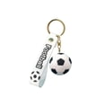thumbnail image 2 of Productos con temática de deportes de pelota Llaveros de balón de fútbol realistas Accesorios Mercancía Llaveros tridimensionales Llavero de metal, 2 of 6